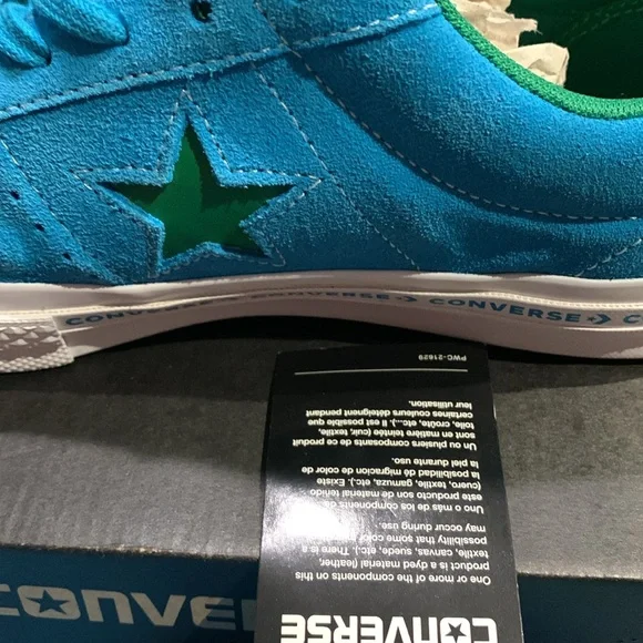 Converse men’s sz 9 women’s sz 11 nib one star OX Hawaiian ocean/jolly g… - Picture 4 of 14